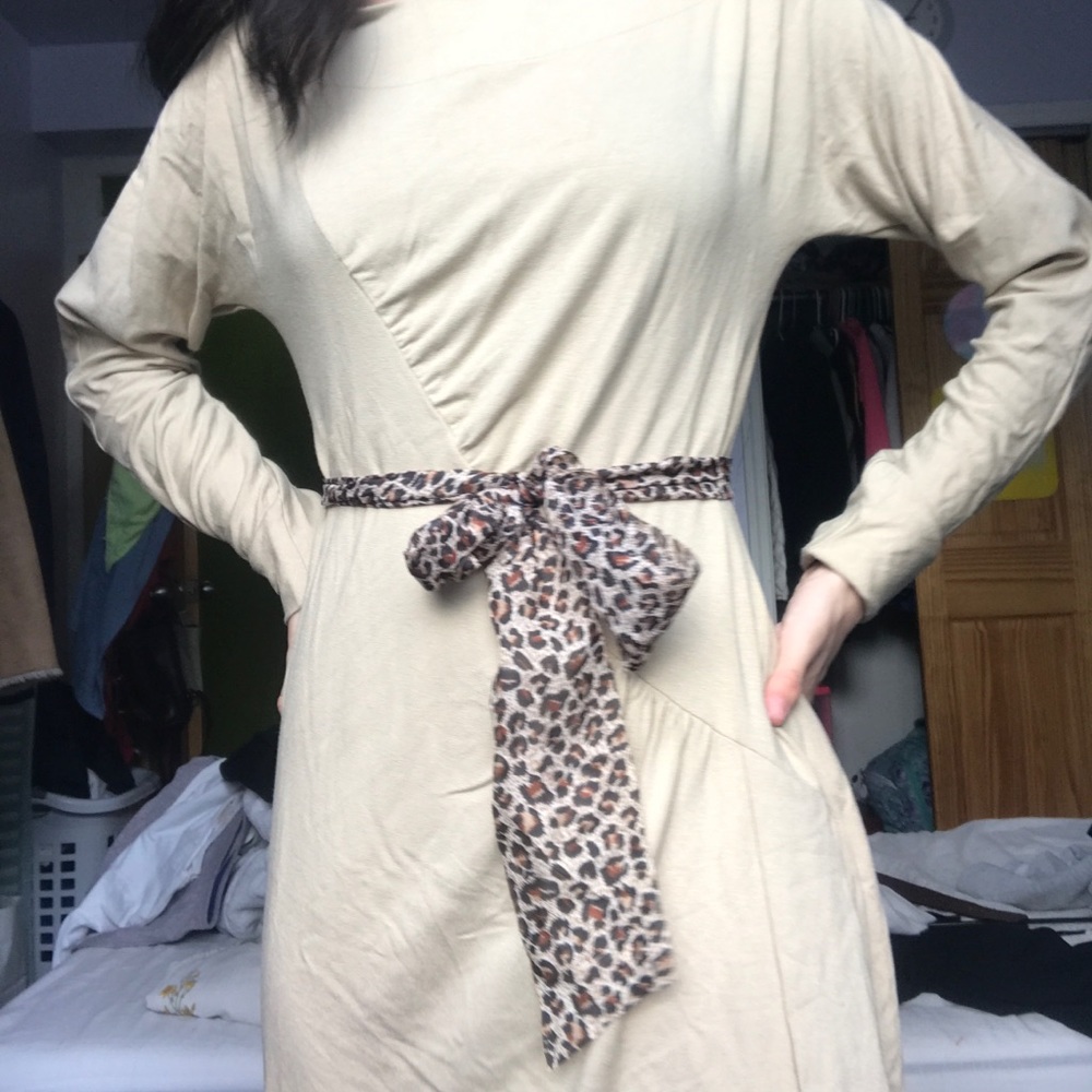 Khaki Colored Maxi Dress